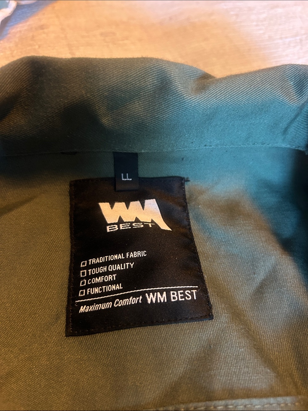 Olive Green Utility Jumpsuit with Front Pockets - Picture 6 of 6